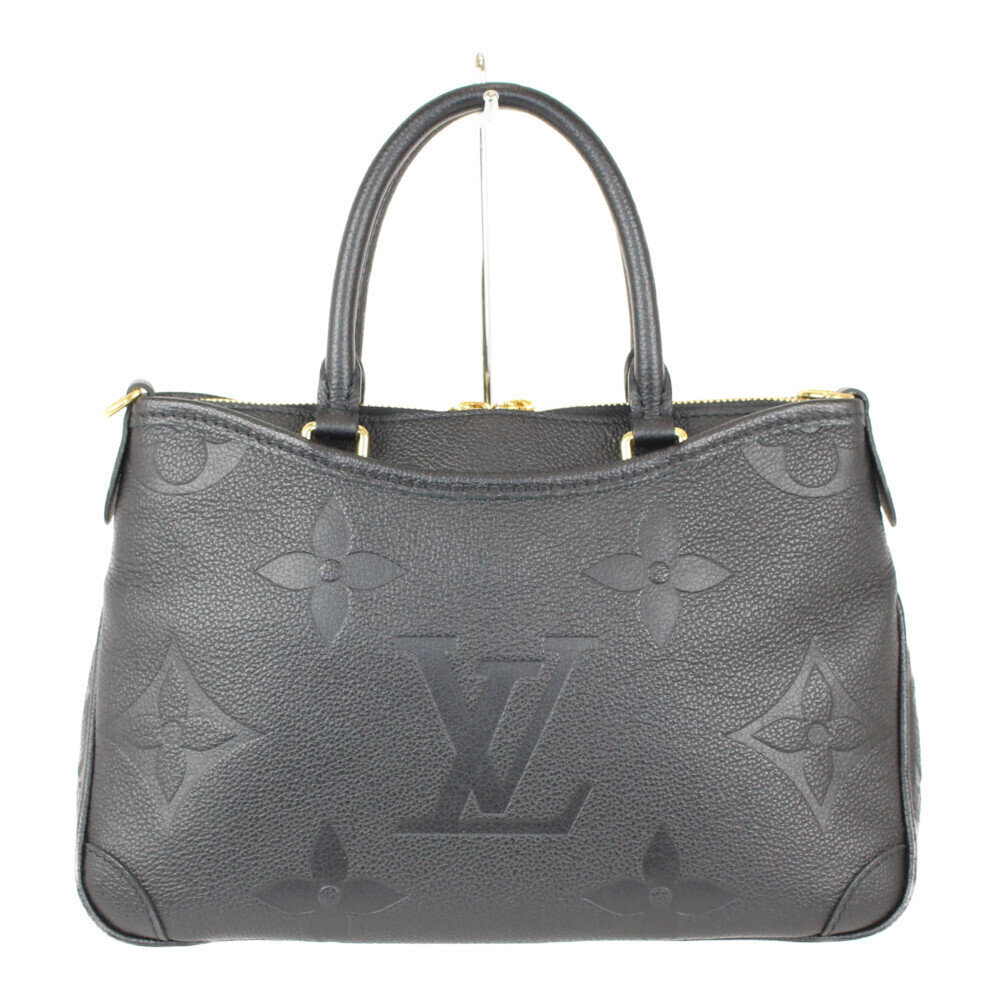 Louis Vuitton Bag Trianon Black Handbag LV Leather Empreinte